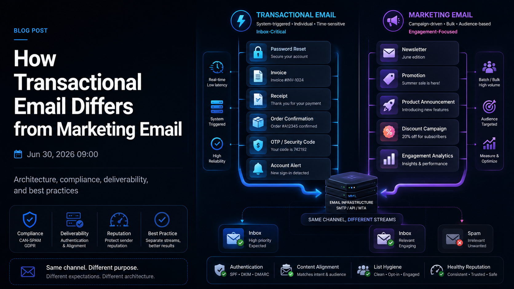 How Transactional Email Differs from Marketing Email